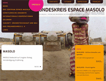 Tablet Screenshot of espacemasolo.org